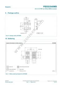 PBSS3540MB Datasheet Page 8