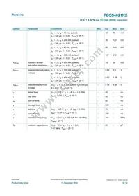 PBSS4021NX Datasheet Page 6