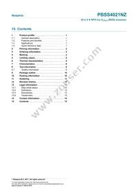 PBSS4021NZ Datasheet Page 15