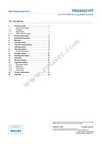 PBSS4021PT Datasheet Page 15