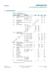 PBSS4021PX Datasheet Page 6