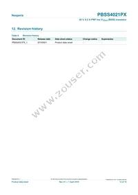 PBSS4021PX Datasheet Page 12