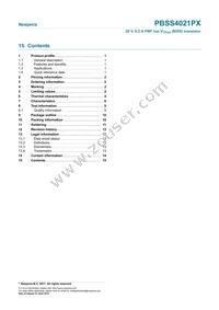 PBSS4021PX Datasheet Page 15