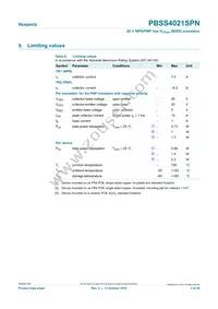 PBSS4021SPN Datasheet Page 3