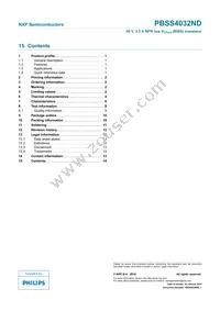 PBSS4032ND Datasheet Page 15