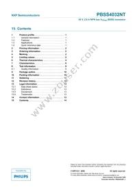 PBSS4032NT Datasheet Page 15