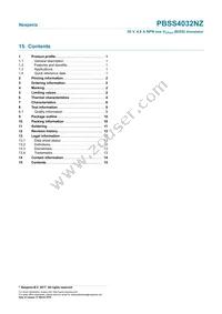 PBSS4032NZ Datasheet Page 15