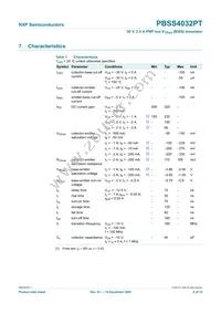 PBSS4032PT Datasheet Page 7