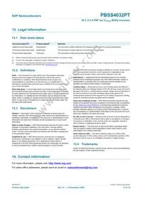 PBSS4032PT Datasheet Page 14