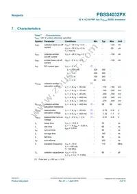 PBSS4032PX Datasheet Page 6