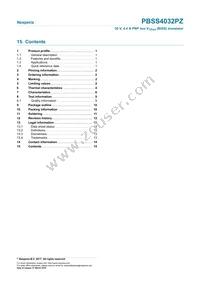 PBSS4032PZ Datasheet Page 15