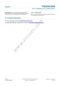 PBSS4032SN Datasheet Page 14