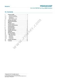 PBSS4032SP Datasheet Page 15