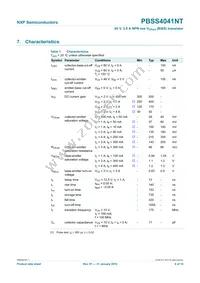 PBSS4041NT Datasheet Page 7