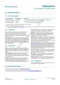 PBSS4041NT Datasheet Page 14