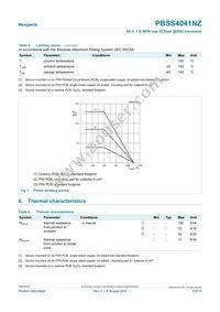 PBSS4041NZ Datasheet Page 3