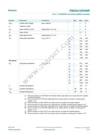 PBSS4130PANP Datasheet Page 3