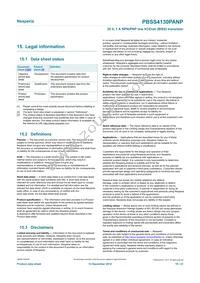PBSS4130PANP Datasheet Page 19