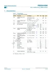 PBSS4160K Datasheet Page 6