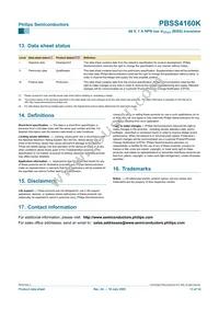 PBSS4160K Datasheet Page 13