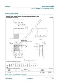 PBSS4160PANSX Datasheet Page 14