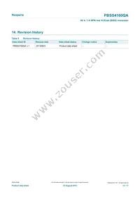 PBSS4160QAZ Datasheet Page 14