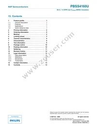 PBSS4160U Datasheet Page 15