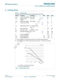 PBSS4160V Datasheet Page 4