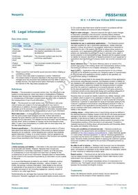 PBSS4160XX Datasheet Page 11