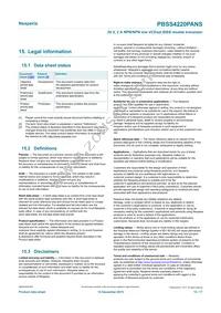 PBSS4220PANSX Datasheet Page 15