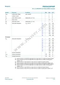 PBSS4230PANP Datasheet Page 3