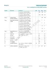 PBSS4230PANP Datasheet Page 11