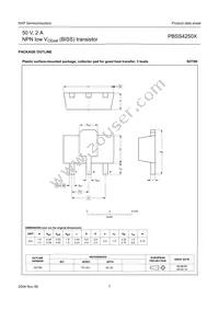 PBSS4250X Datasheet Page 8