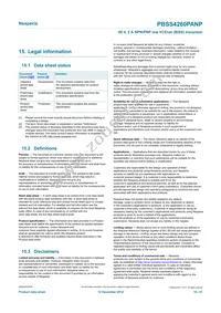 PBSS4260PANP Datasheet Page 19