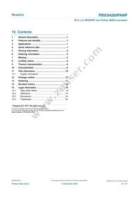 PBSS4260PANP Datasheet Page 21