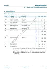 PBSS4260PANPSX Datasheet Page 3