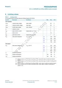 PBSS4260PANSX Datasheet Page 3