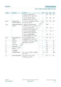 PBSS4260QAZ Datasheet Page 8