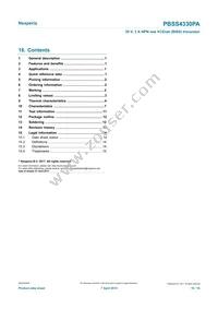 PBSS4330PA Datasheet Page 16