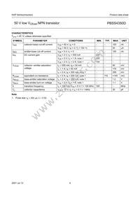 PBSS4350D Datasheet Page 5
