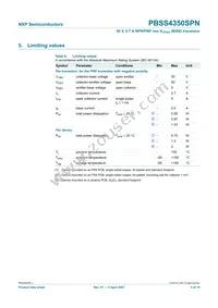 PBSS4350SPN Datasheet Page 3