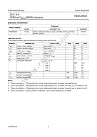 PBSS4350X Datasheet Page 4