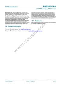 PBSS4612PA Datasheet Page 15