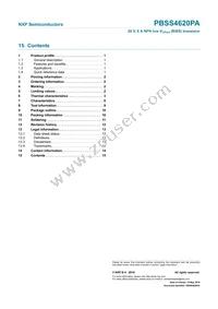 PBSS4620PA Datasheet Page 16