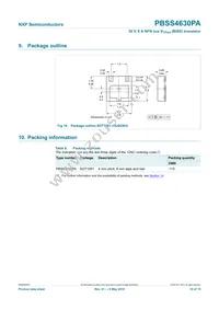 PBSS4630PA Datasheet Page 11