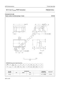 PBSS5140U Datasheet Page 8