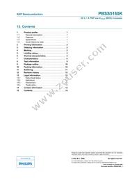 PBSS5160K Datasheet Page 14