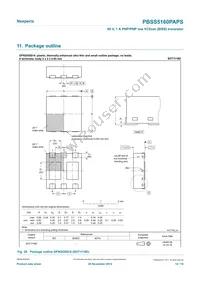 PBSS5160PAPSX Datasheet Page 14