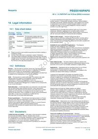 PBSS5160PAPSX Datasheet Page 17