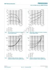 PBSS5220V Datasheet Page 7